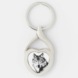 Wolf Keychain
