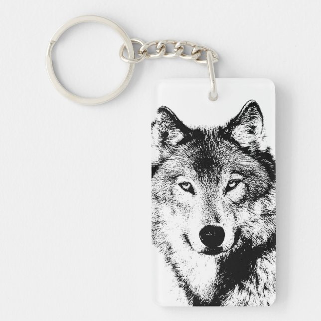 Wolf Keychain (Front)