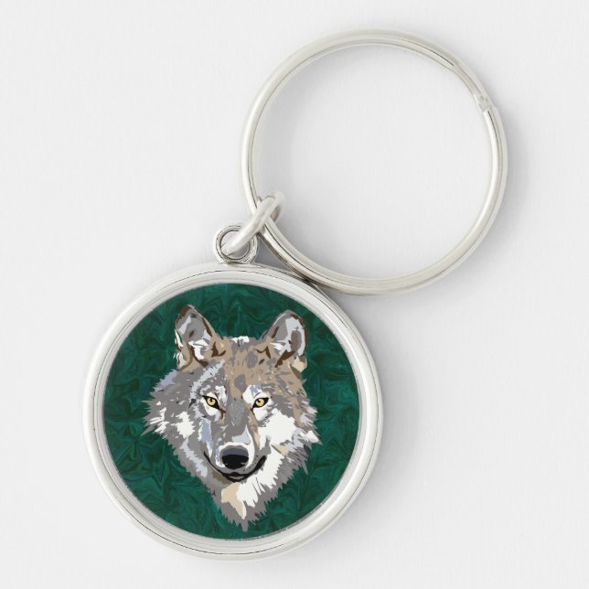 wolf keychain (Front)