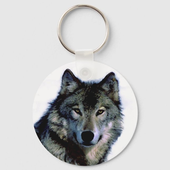 Wolf Keychain (Front)