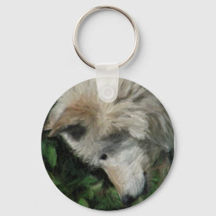 wolf keychain