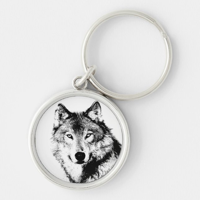 Wolf Keychain (Front)