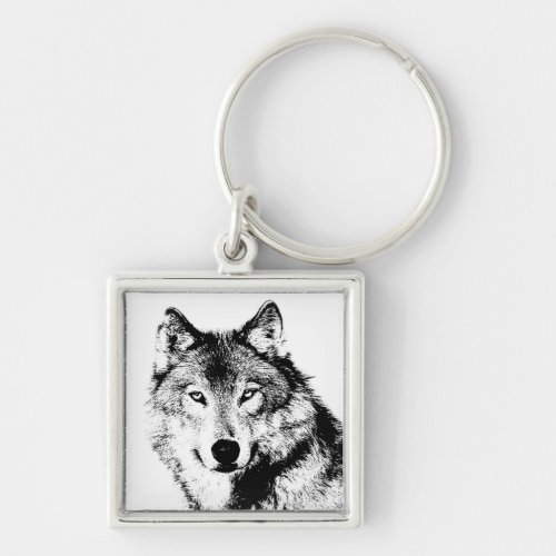 Wolf Keychain