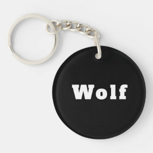 Wolf Keychain