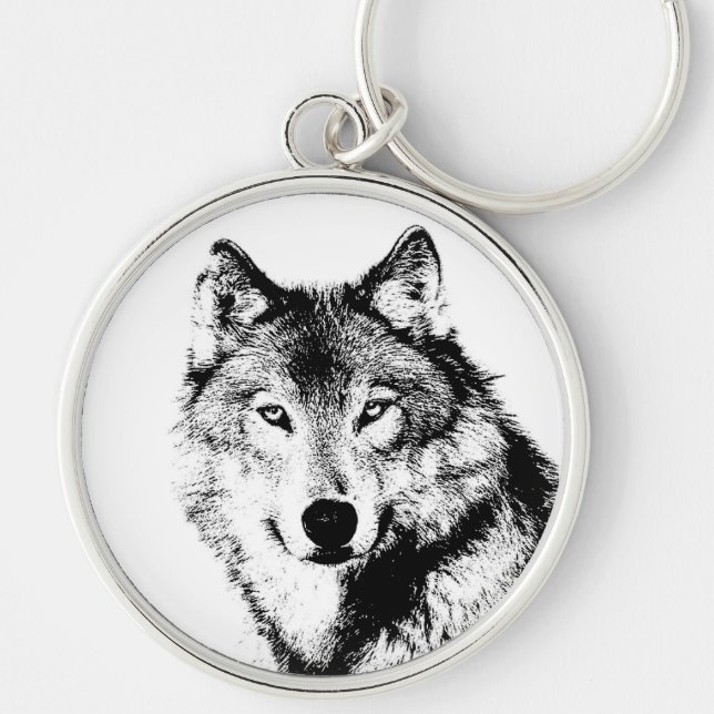 Wolf Keychain (Front)