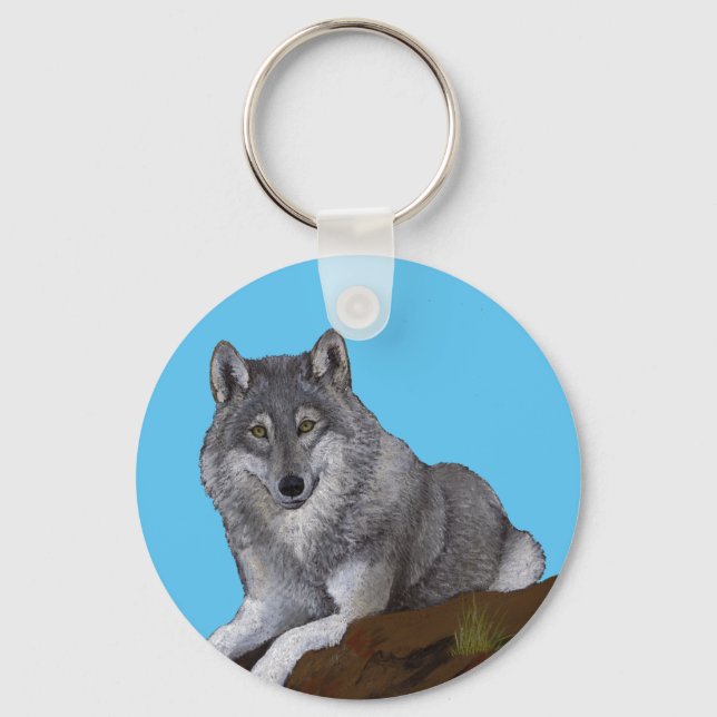 Wolf Keychain (Front)
