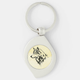 Wolf Keychain