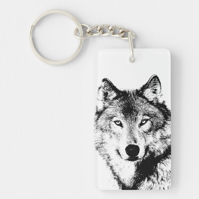 Wolf Keychain (Front)