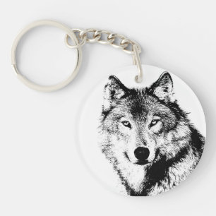 Wolf Keychain