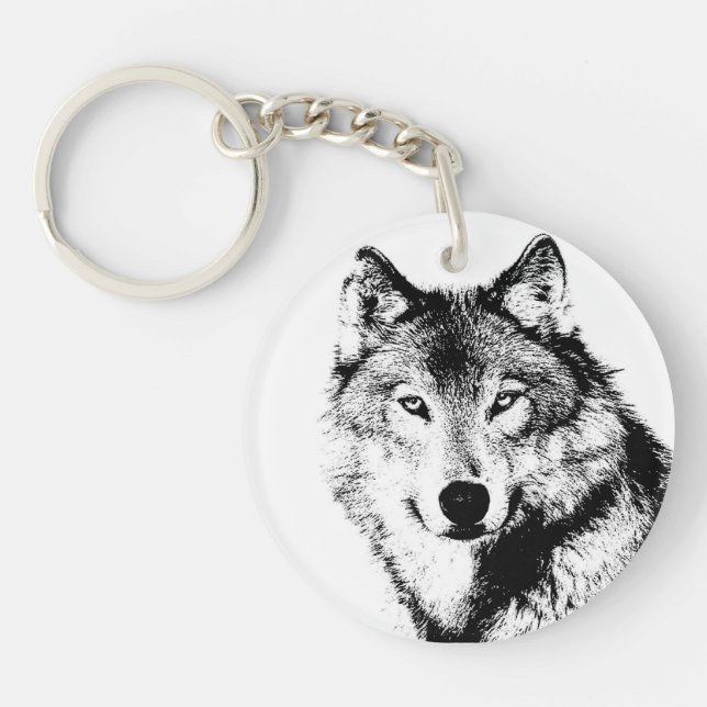 Wolf Keychain (Front)
