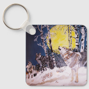 WOLF KEYCHAIN