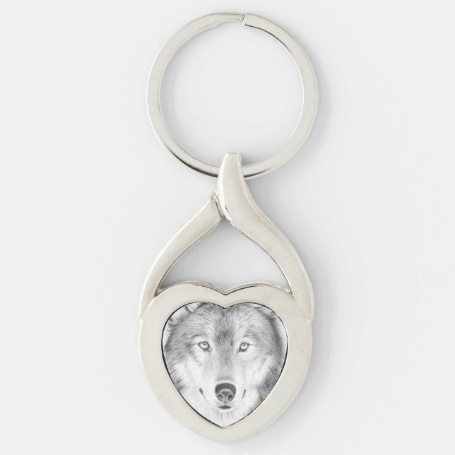 Wolf Keychain (Front)