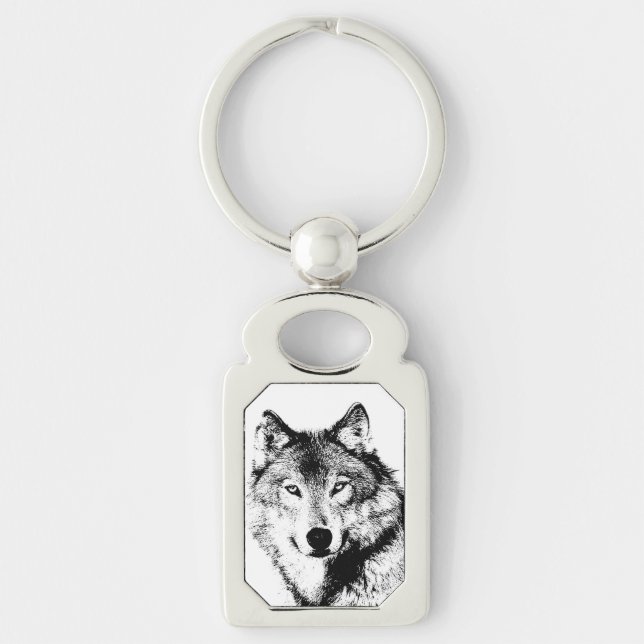 Wolf Keychain (Front)