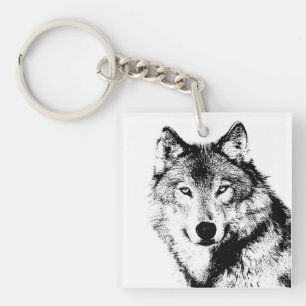 Wolf Keychain
