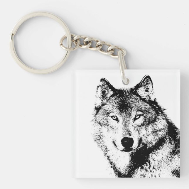 Wolf Keychain (Front)