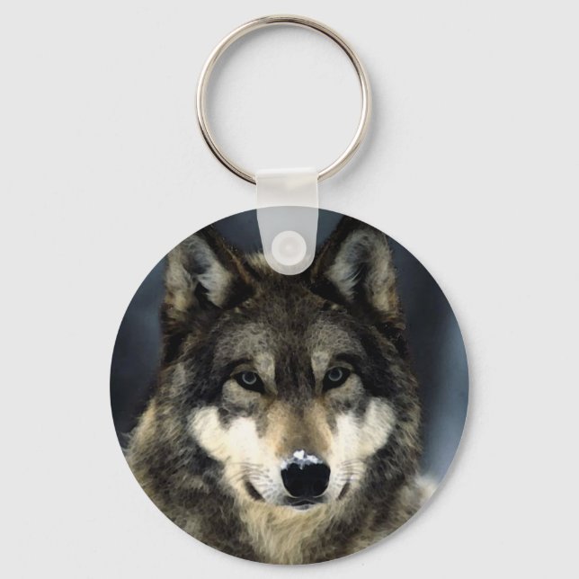 Wolf Keychain (Front)