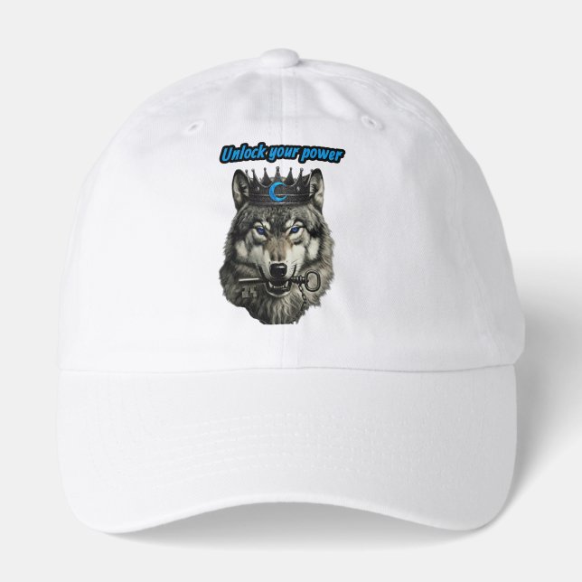 wolf king unlock your power hat (Front)