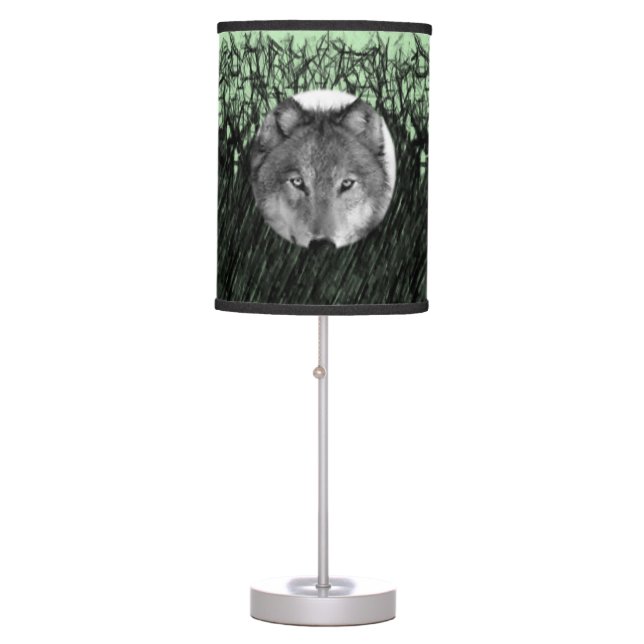 Wolf Lamp Shade (Front)
