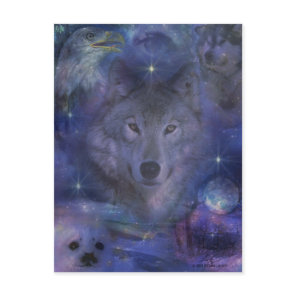 Wolf - Leader of the Pack Postcard
