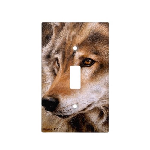 Wolf Light Switchplate