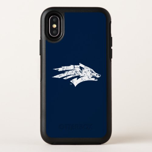 Wolf Logo Distressed OtterBox Symmetry iPhone XS Case