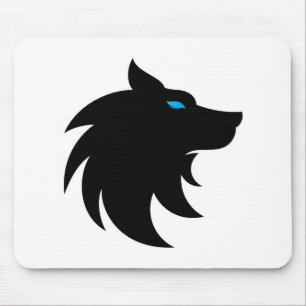 Wolf Logo Mouse Pad – Sleek Gaming & Office Mouse