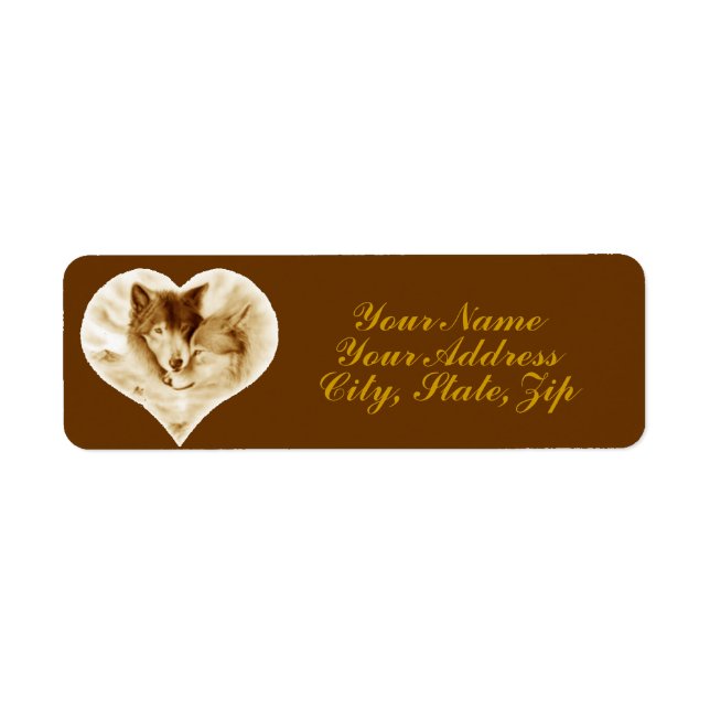 Wolf Love Label (Front)