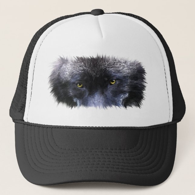 Wolf Lover Wildlife Outdoorsmen Cap (Front)