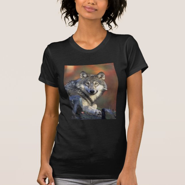Wolf Lovers Art T-Shirt (Front)