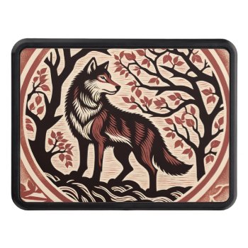 Wolf Lovers Artwork Nature Love Wolves             Hitch Cover by ellesgreetings at Zazzle