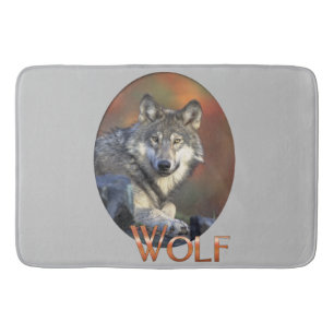 Wolf Lovers Bath Mat