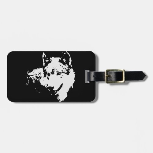 Wolf Luggage Tag