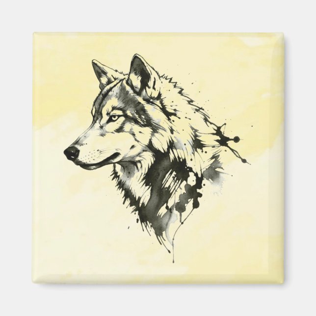 Wolf Magnet (Front)