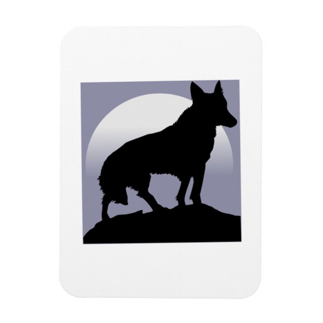 Wolf Magnet (Vertical)