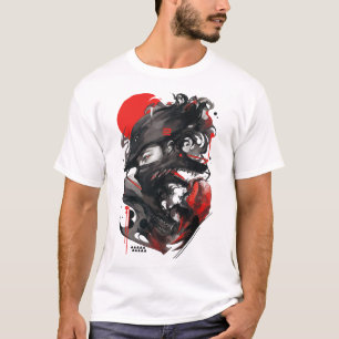 Wolf Man Goth Style Vaporwave Urban T-Shirt