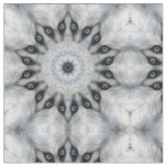 Wolf Mandala Fierce Eyes and Furry Symmetry Fabric