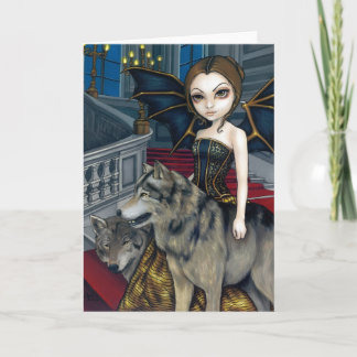 "Wolf Manor" Greeting Card