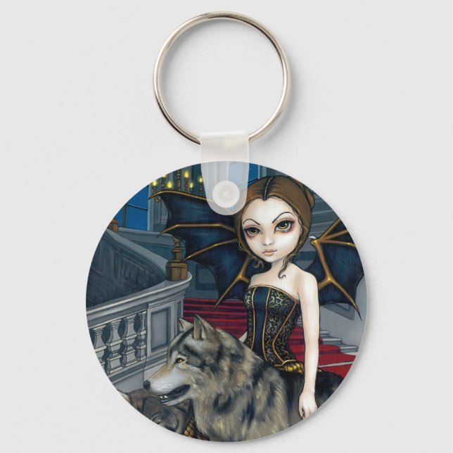 "Wolf Manor" Keychain (Front)