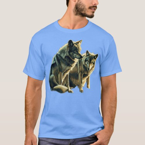 Wolf Migration Patterns T_Shirt