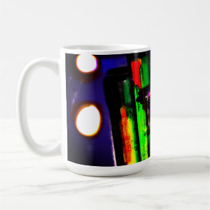 Wolf misty forest coffee mug