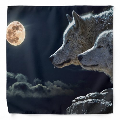 Wolf Moon Bandana
