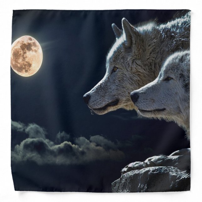 Wolf Moon Bandana (Front)