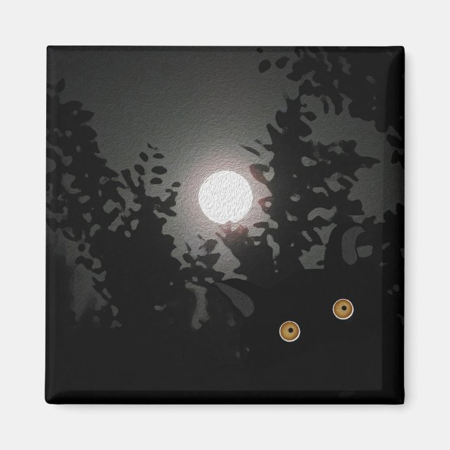 Wolf Moon Magnet (Front)