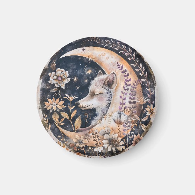 Wolf Moon Magnet (Front)