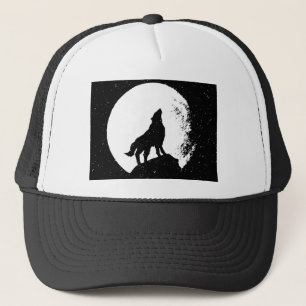 Wolf & Moon Silhoutte Trucker Hat