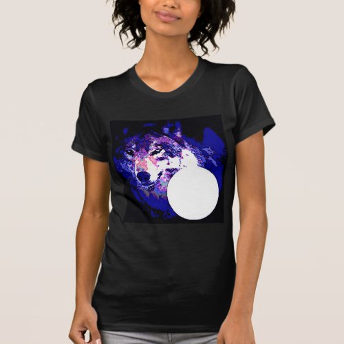 Wolf  Moon T_Shirt