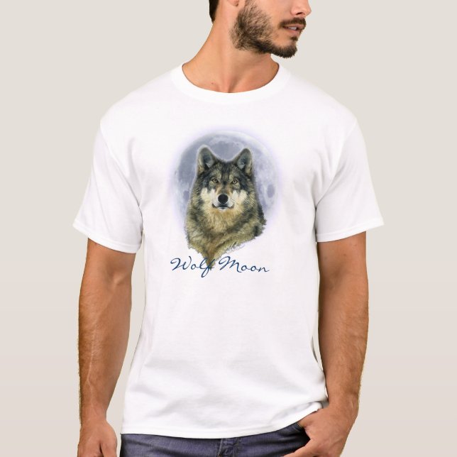 WOLF & MOON T-Shirt (Front)