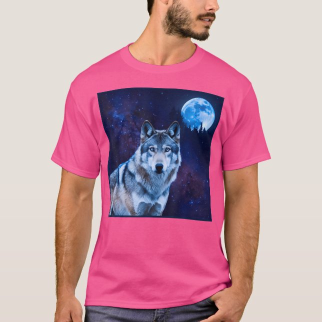 Wolf Moon Timber Wolf T-Shirt (Front)