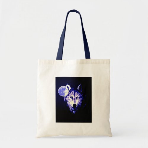 Wolf  Moon Tote Bag