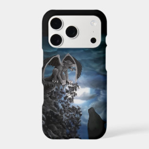 Wolf Moon - Wolf with Golem iPhone 17 Pro Case